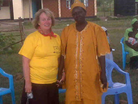 Kathy Visits Parent Stella from the Luo tribe